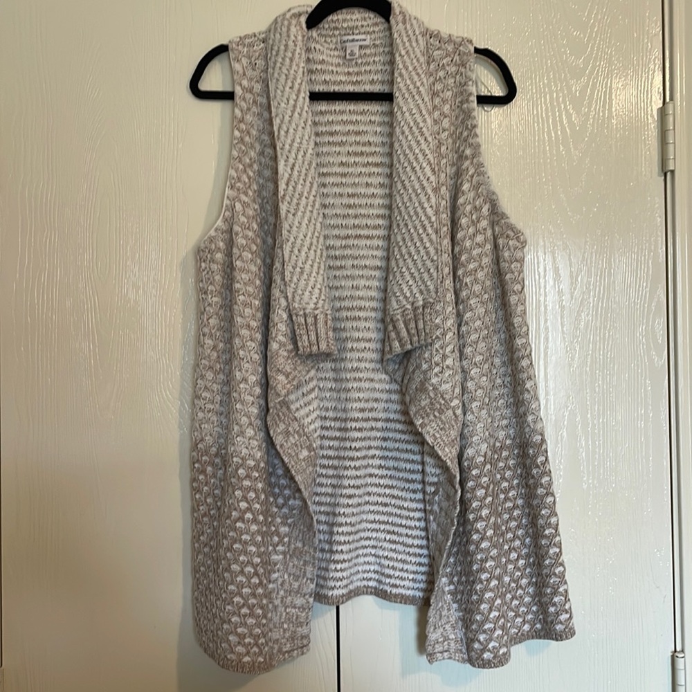 Croft & Barrow, Sleeveless Cardigan, XL